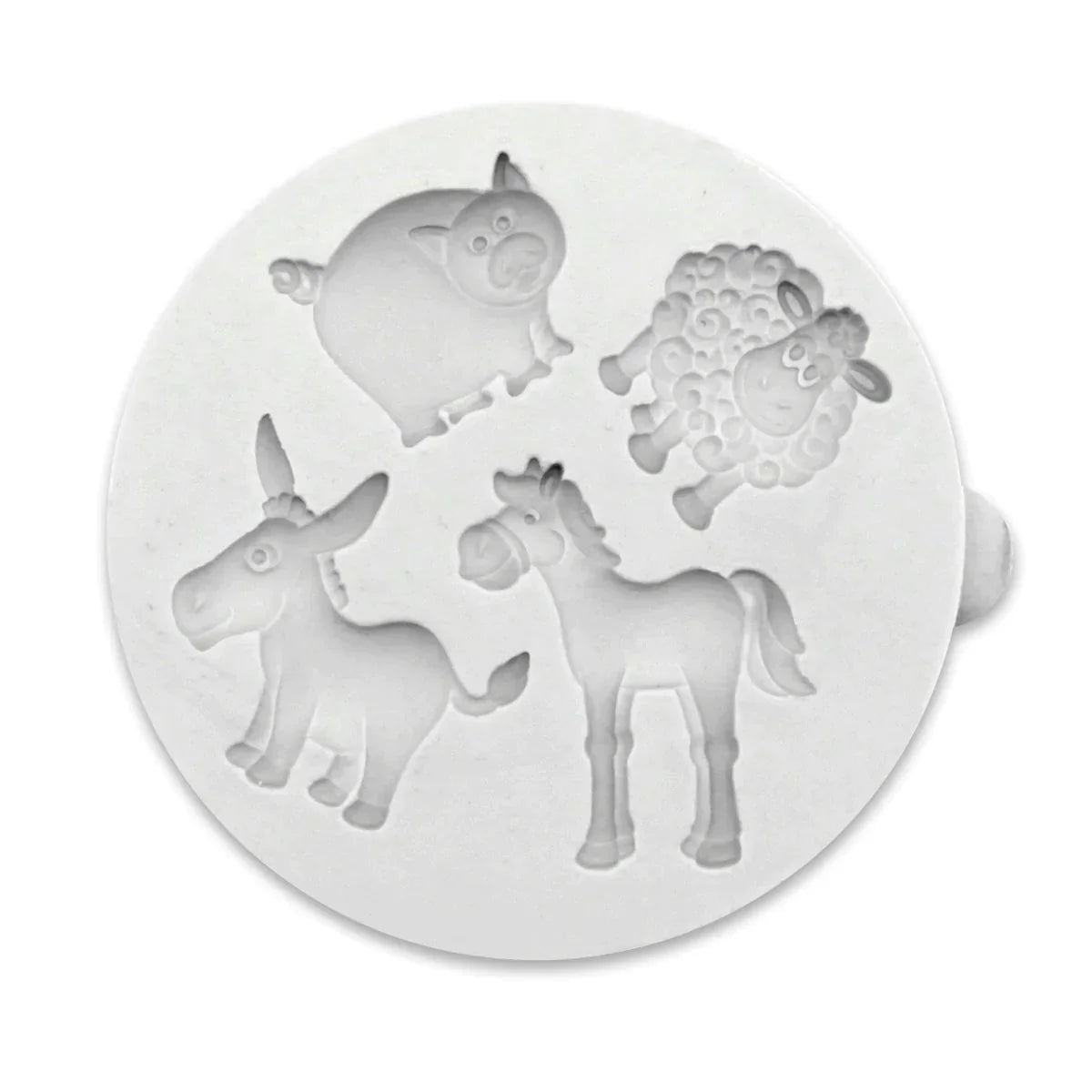 Miniature Farm Animals Silicone Mould-2