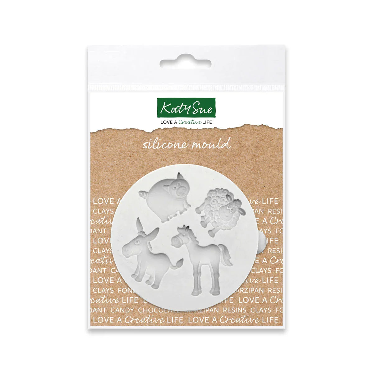 Miniature Farm Animals Silicone Mould-1