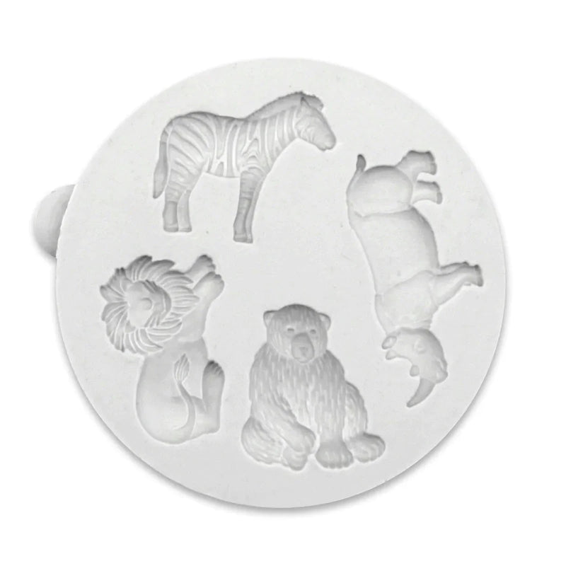 Miniature Wild Animals Silicone Mould-2