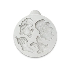 Molde de silicona para miniaturas navideñas-2