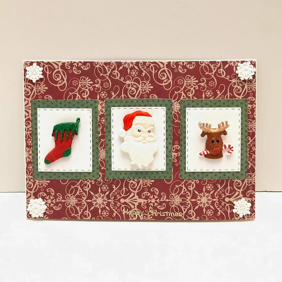 Molde de silicona para miniaturas navideñas-3