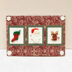 Molde de silicona para miniaturas navideñas-3