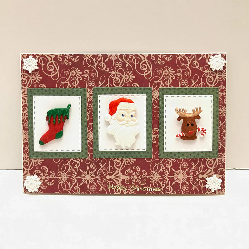 Molde de silicona para miniaturas navideñas-3