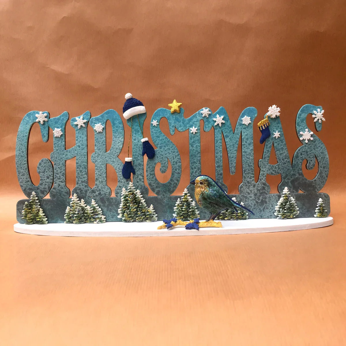 Molde de silicona para miniaturas navideñas-4