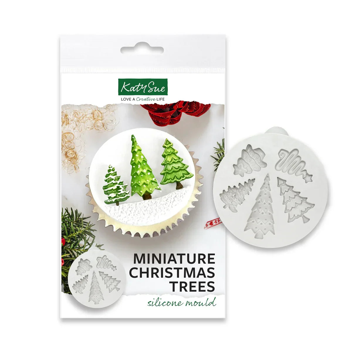 Miniature Christmas Trees Silicone Mould-2