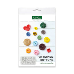 Patterned Buttons Silicone Mould-1