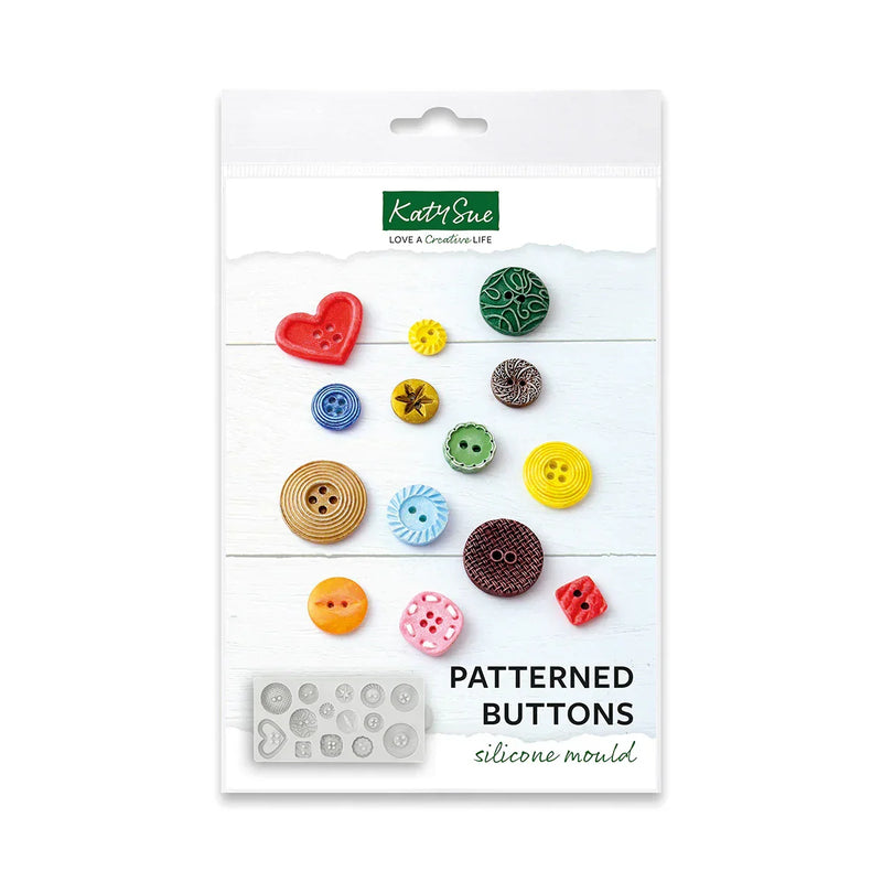 Patterned Buttons Silicone Mould-1