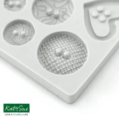Patterned Buttons Silicone Mould-3