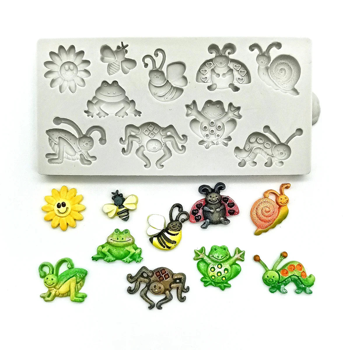 Miniature Summer Bugs Silicone Mould-2