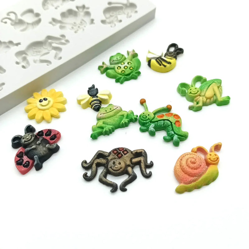 Miniature Summer Bugs Silicone Mould-3