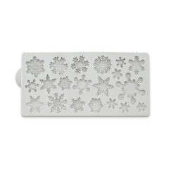 Molde de silicona de copos de nieve en miniatura-2