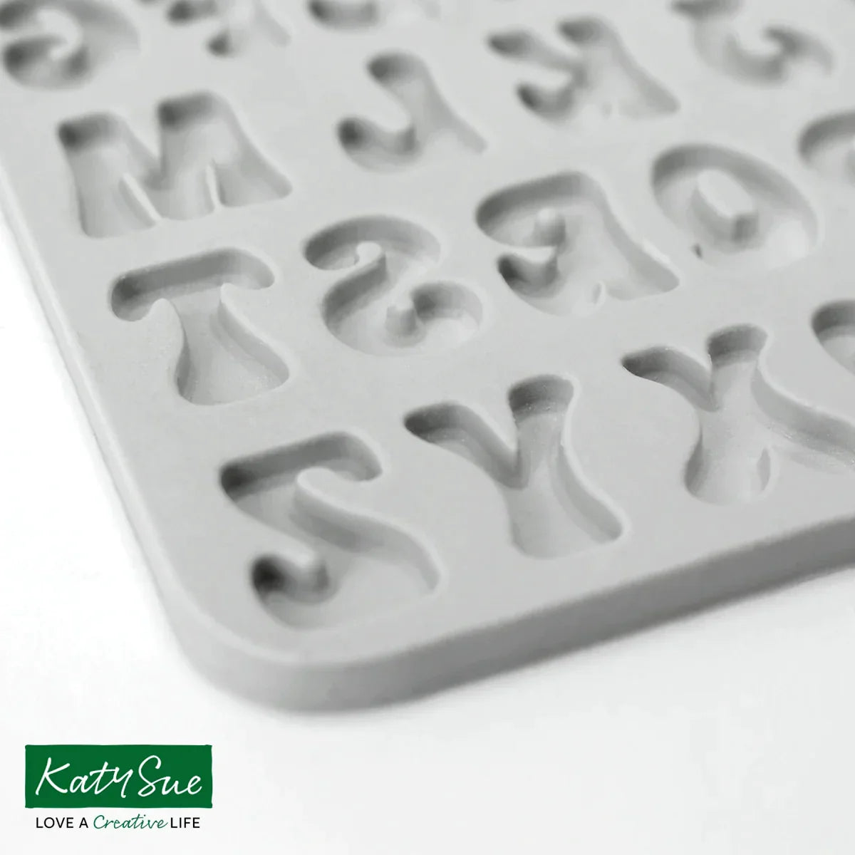 Juego de 2 moldes de silicona con números y letras de fuente divertida-2