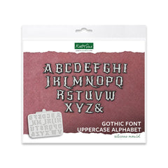 Gothic Font Uppercase Alphabet Silicone Mould-1