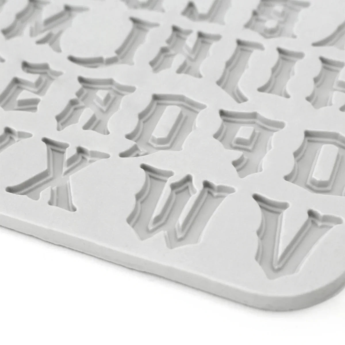 Gothic Font Uppercase Alphabet Silicone Mould-3