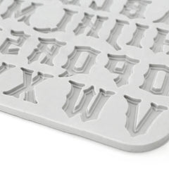 Gothic Font Uppercase Alphabet Silicone Mould-3
