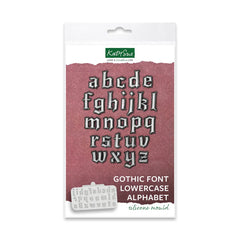 Gothic Font Lowercase Alphabet Silicone Mould-1
