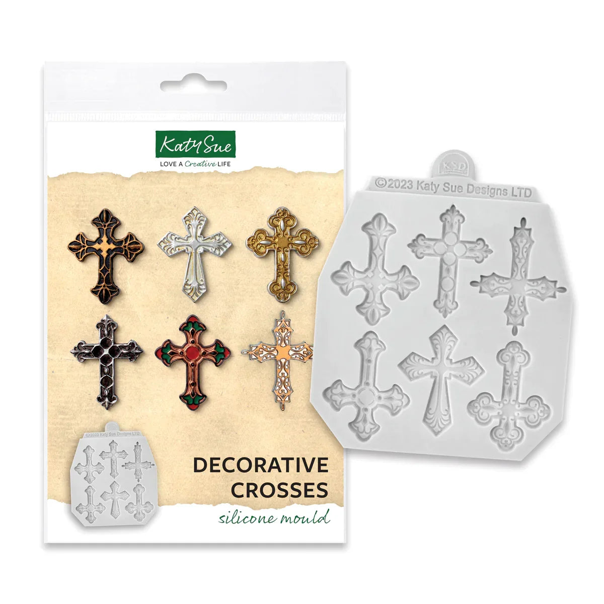 Decorative Crosses Silicone Mould-2