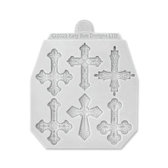 Decorative Crosses Silicone Mould-3