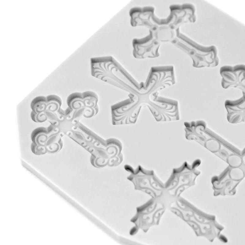 Decorative Crosses Silicone Mould-4