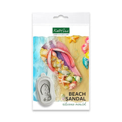 Molde de silicona para sandalias de playa-1