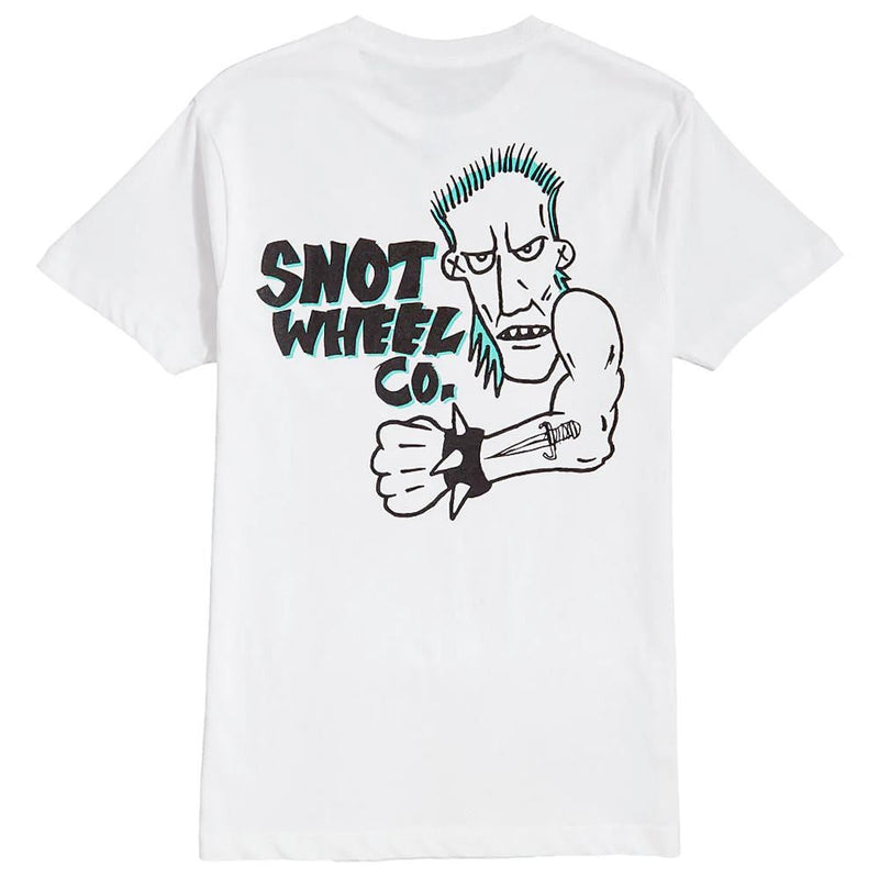 Snot Wheels Co. 'Bad Boi' Tee - White-2
