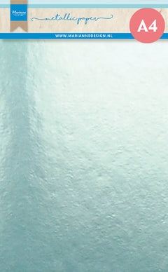Marianne Design Metallic Paper - A4 - Mint-1