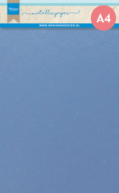 Marianne Design Metallic Paper - A4 - Light Blue-1