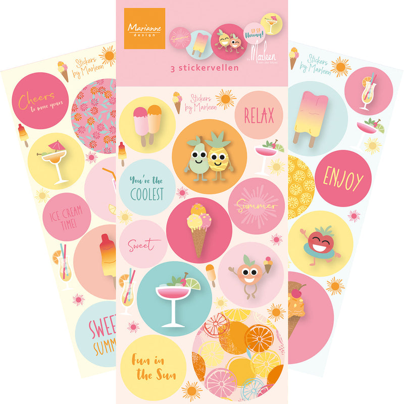 Marianne Design Stickers - Fresh Lemonade by Marleen-1
