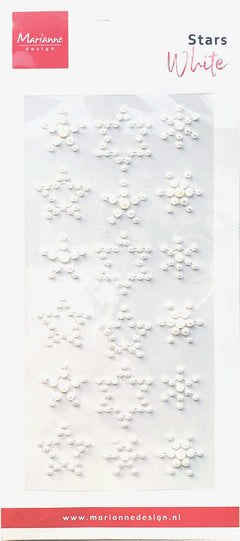 Marianne Design Stars - Pearls White-1
