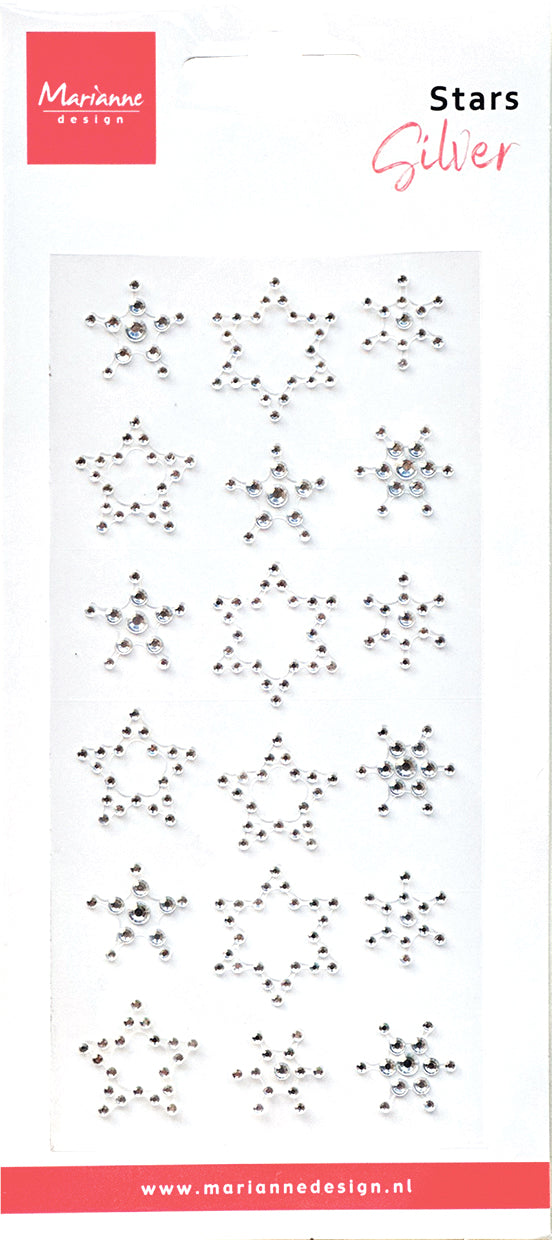Marianne Design Stars - Rhinestones Silver-1
