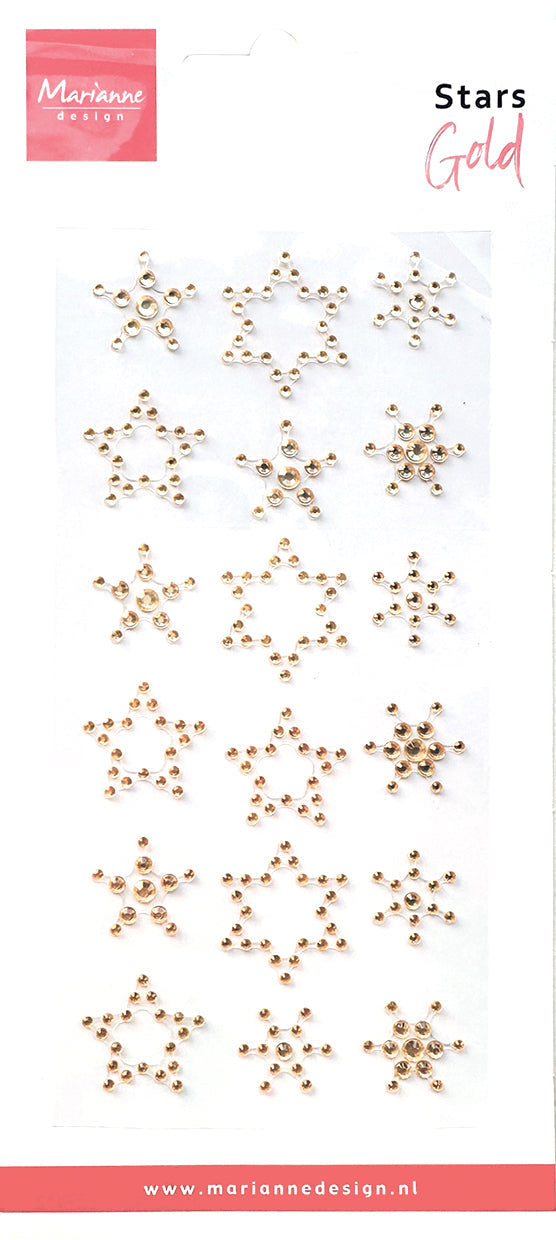 Marianne Design Stars - Rhinestones Gold-1