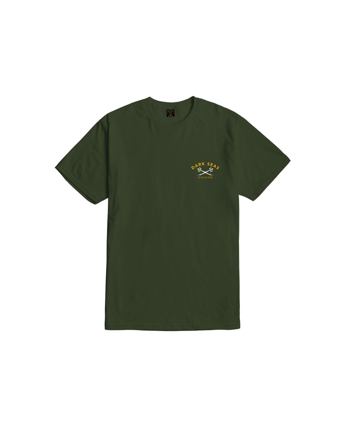 Dark Seas 'Headmaster V3' Tee - Military Green-1