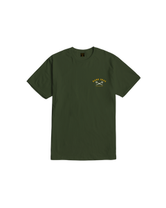 Dark Seas 'Headmaster V3' Tee - Military Green-1