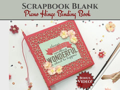 CrafTreat Scrapbook Blanks - Libro con encuadernación de bisagra de piano - Color negro-1