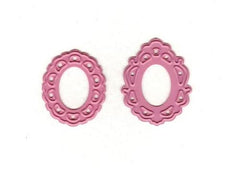 Cameo Dies - Two Vintage Oval Frames-1