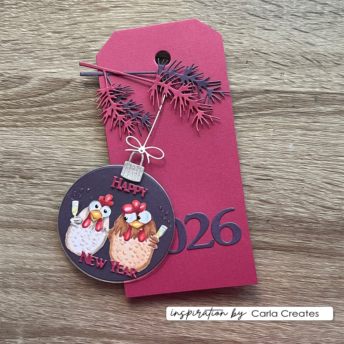 Vaessen Creative • Clear Stamps Christmas Chickens 2 10pcs-4