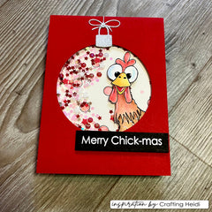 Vaessen Creative • Clear Stamps Christmas Chickens 2 10pcs-8