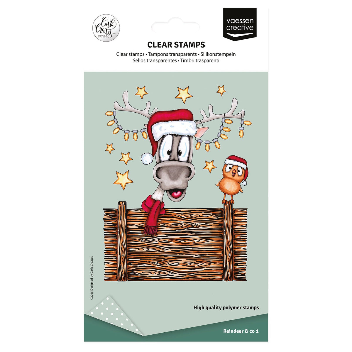Vaessen Creative • Clear Stamps Reindeer & Co 1 14pcs-1