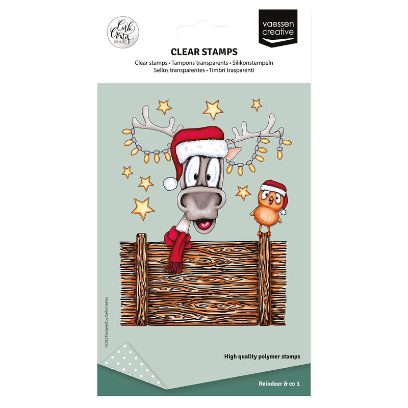 Vaessen Creative • Clear Stamps Reindeer & Co 1 14pcs-1