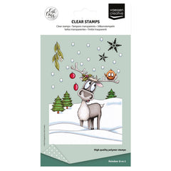 Vaessen Creative • Clear Stamps Reindeer & Co 2 14pcs-1