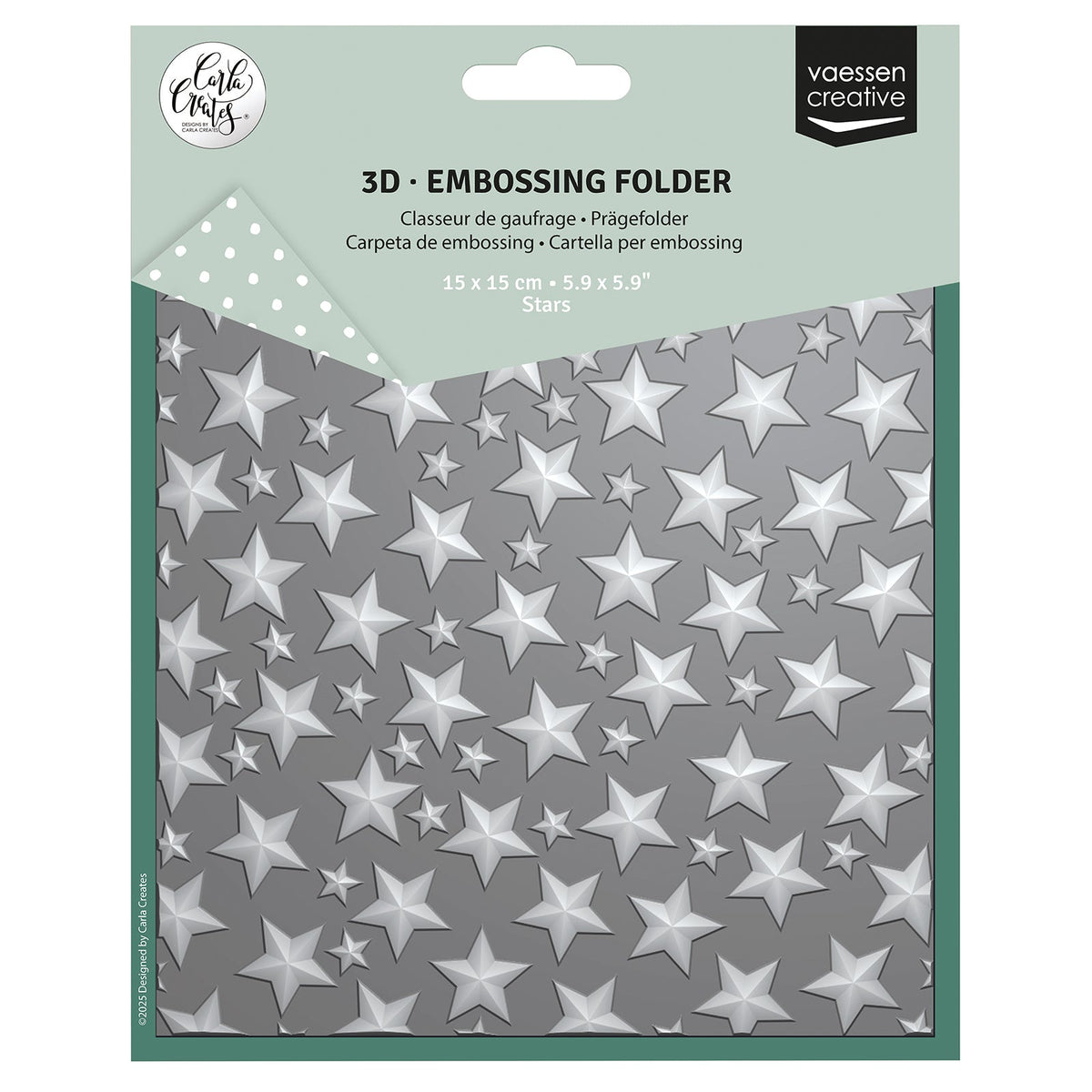Vaessen Creative • Embossing Folder Stars-1