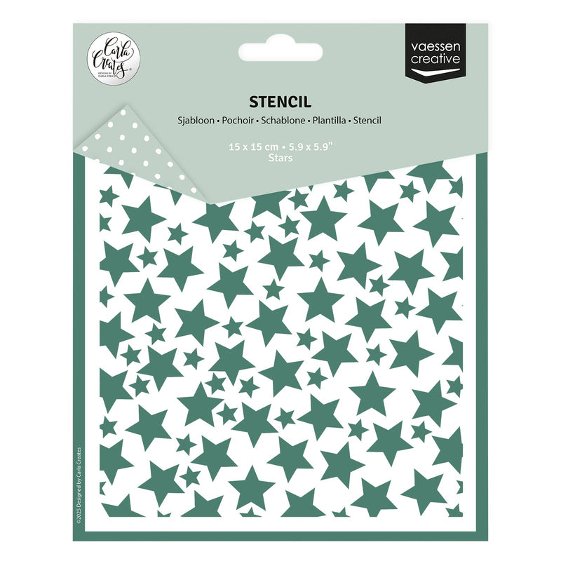 Vaessen Creative • Stencil Stars 5.9x5.9in-1