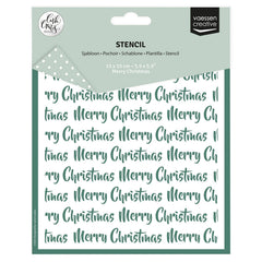 Vaessen Creative • Stencil Merry Christmas 5.9x5.9in-1