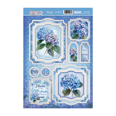 Hydrangea from the Heart Card Topper Sheet-1