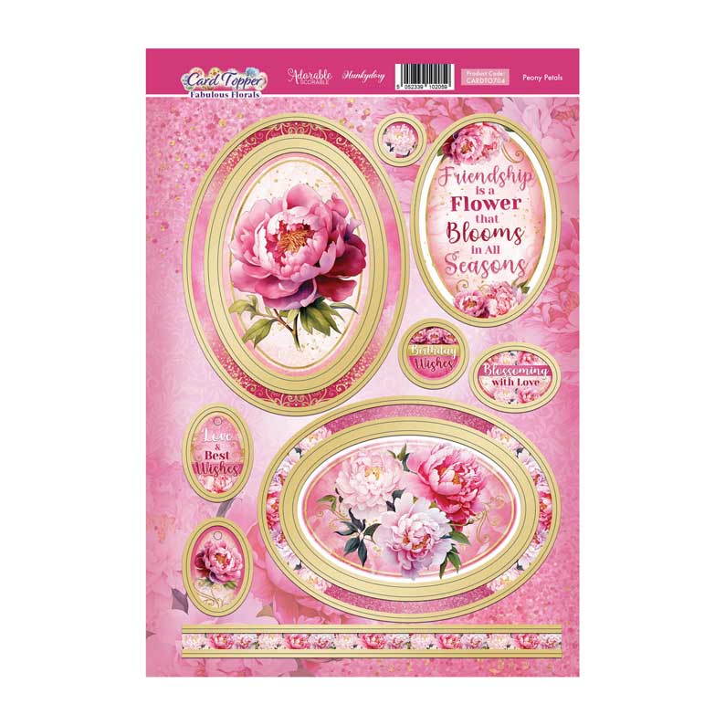 Peony Petals Card Topper Sheet-1