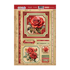 Red, Red Roses Card Topper Sheet-1