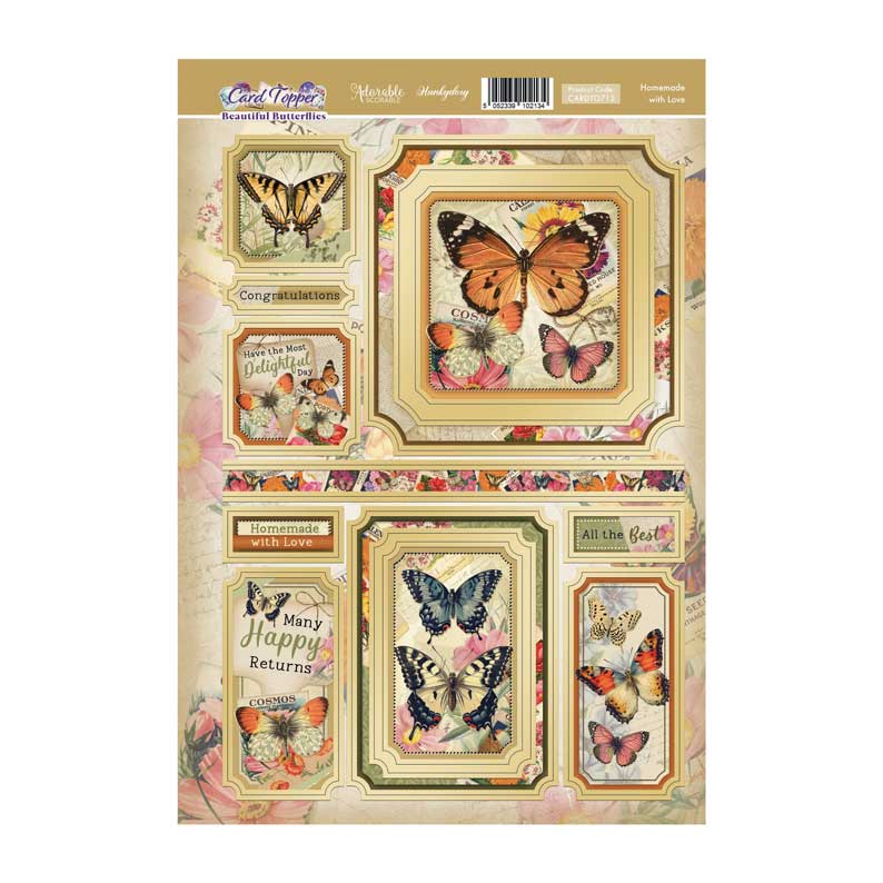 Handmade with Love Card Topper Sheet-1