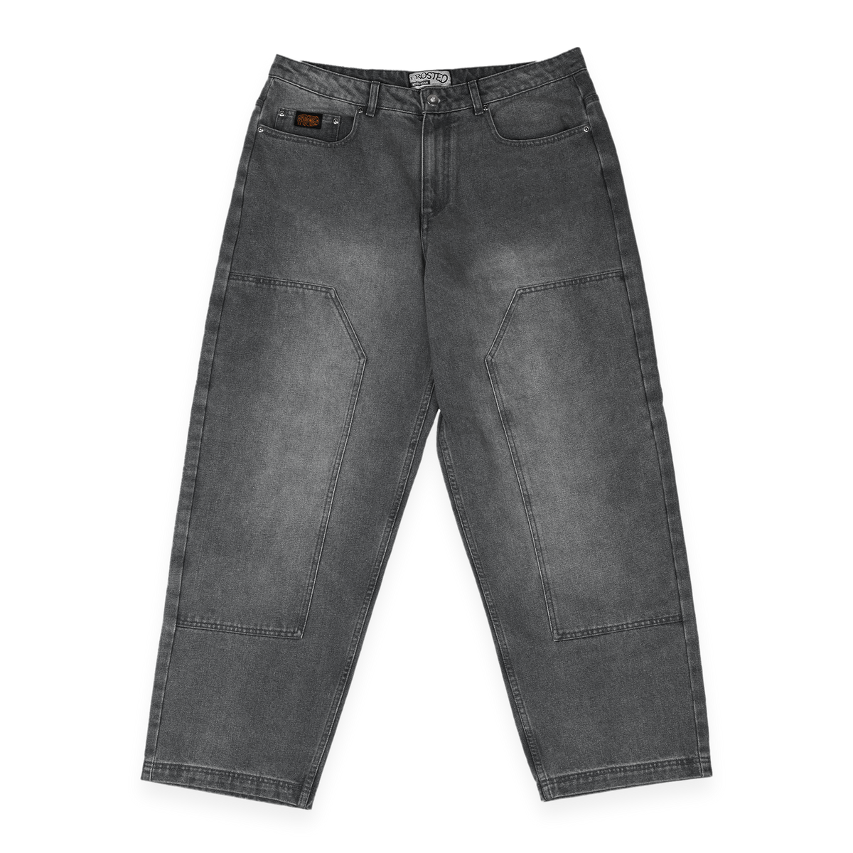 Frosted Skateboards 'Carpenter' Baggy Jeans - Faded Black