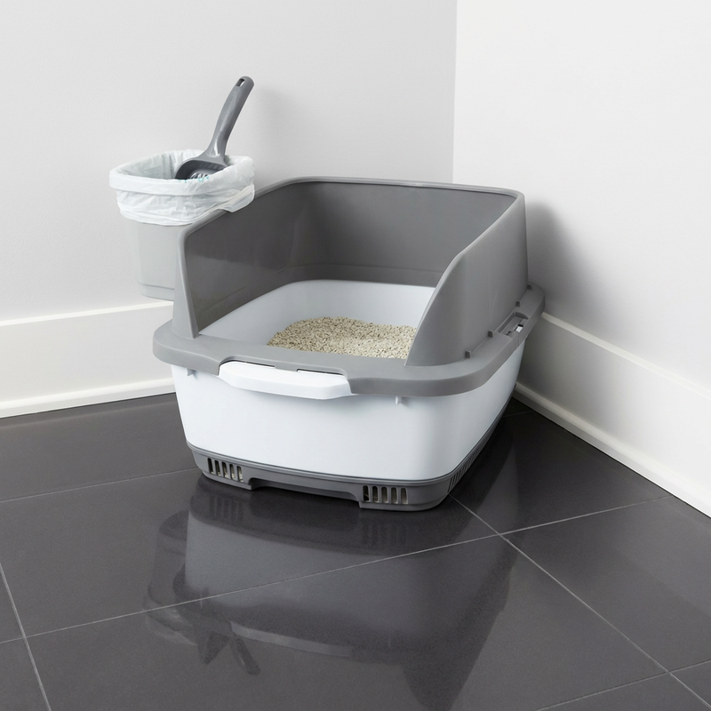 Cateco Odour-Eliminating Litter box - Complete Starter Kit-1