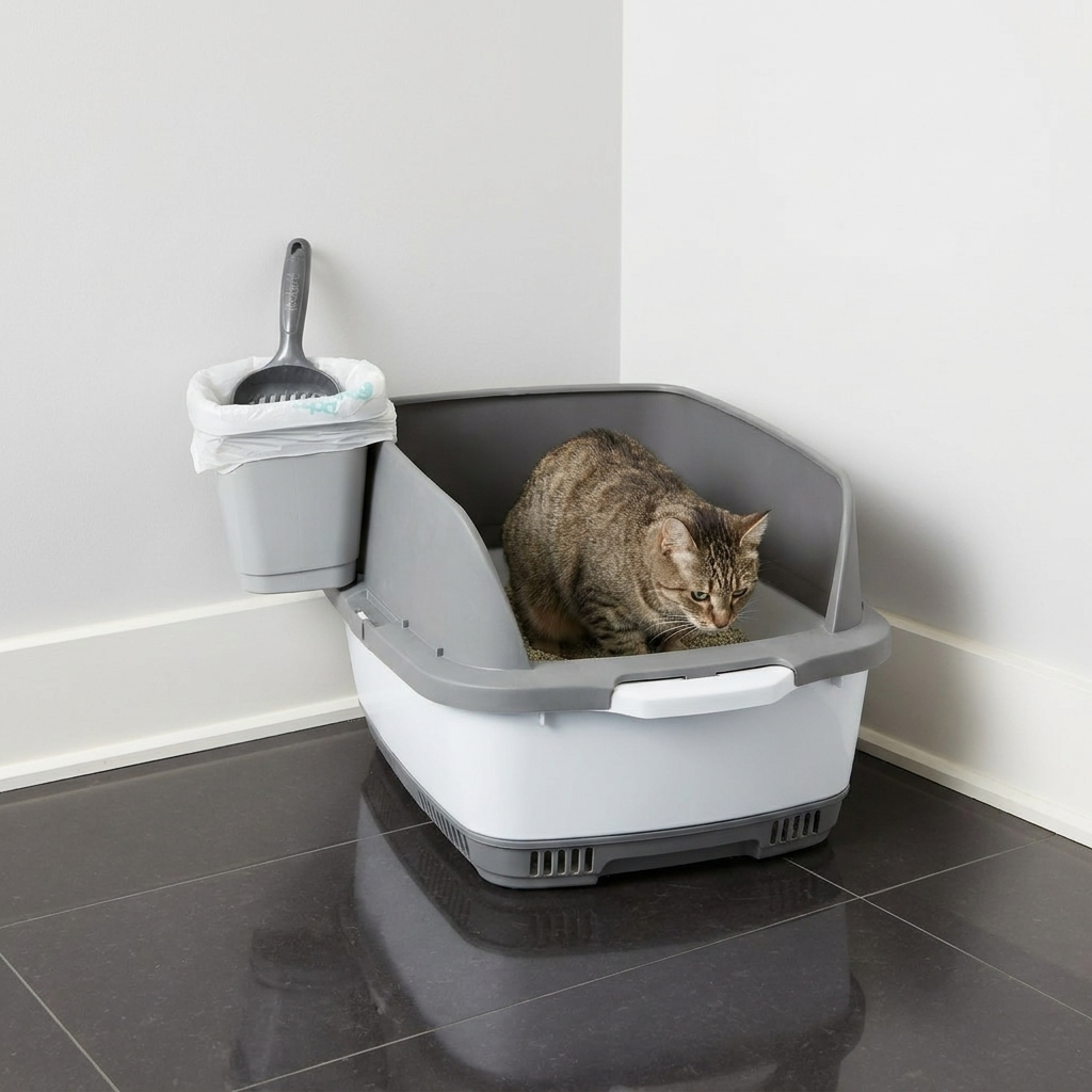 Cateco Odour-Eliminating Litter box - Complete Starter Kit-3
